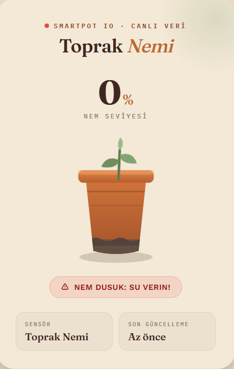 SmartPot Initial HTML Browser UI